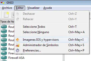 cargar IOs y hypervisors